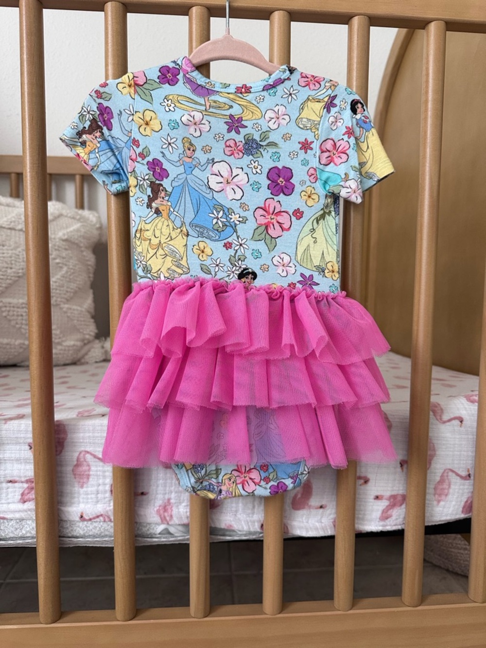 Posh Peanut Disney Princess Tulle Bodysuit Dress - Picture 5 of 6